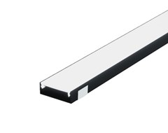 PERFIL SOB LINEAR ID266 35X12X3M PRETO C/TRAVA FIX - CONFISEG