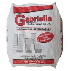 ARGAMASSA 10KG REFRATARIA - GRABRIELLA REFRATARIOS