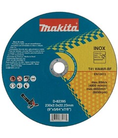 DISCO FINO CORTE P/INOX 230X2.0X 22,23MM - MAKITA