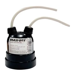 SOQUETE P/LAMPADA E 27 C/RABICHO PRETO - BRASFORT
