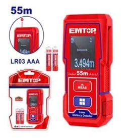 MEDIDOR DE DISTANCIA A LASER 55MTS - EMTOP
