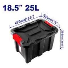 CAIXA PLASTICA ORGANIZADORA 25L  - EMTOP