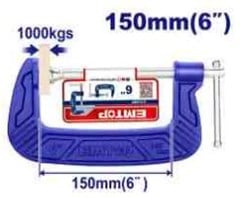GRAMPO TIPO C SARGENTO 6” (150MM) - EMTOP