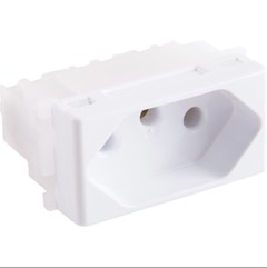 MODULO LUX2/LIZ P/ TOMADA 2P+T 10A 250V BRANCO - TRAMONTINA