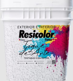 TEXTURA RAFIATTO ACRILICO CLASSIC 20KG BRANCO - RESICOLOR