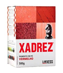 OXIDO DE FERRO XADREZ VERMELHO 500GR - LANXESS