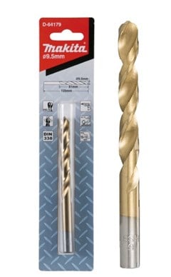 BROCA ACO RAPIDO   9 5 X 125MM HSS-TIN - MAKITA