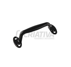 PUXADOR P/MOVEIS ZAMAC 76MM PRETO FOSCO DZ925 - CRIATIVA
