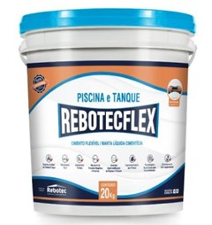 IMPERMEABILIZANTE FLEX PISCINA/TANQUE 20KG - REBOTEC