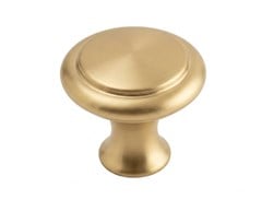 PUXADOR P/MOVEIS COGUMELO 27MM DOURADO MAX906  - MAXIMA