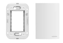 PLACA 4X2 SEM FURO CEGA BUP C/SUPORTE BRAVA UP BRANCA - SOPRANO
