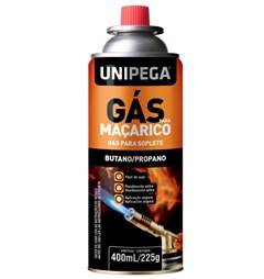 GAS P/FOGAREIRO 400ML/225G - UNIPEGA