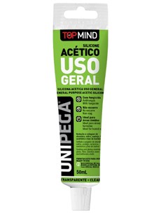 SILICONE ACETICO INCOLOR 50 ML- UNIPEGA