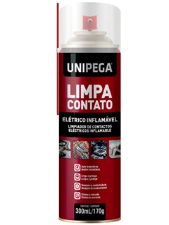 LIMPA CONTATO ELETRICO SPRAY 300ML/170G  - UNIPEGA