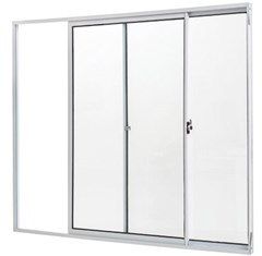 VITRO CORRER SIM 100X100 S/GRADE R04 BRANCA - RAMASSOL