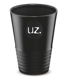 COPO PLAST GOMADO PLUS 300ML PRETO - UZ. UTILIDADES