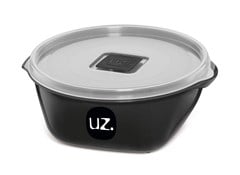 POTE PLAST MULTIUSO PREMIUM 800ML PRETO - UZ. UTILIDADES