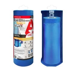 FITA CREPE AZUL C/FILME ELETROSTATICO 1,5X20M - ADERE