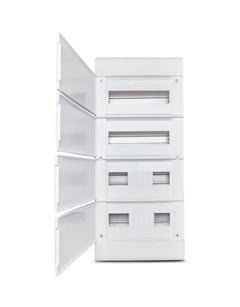 QUADRO DISTRIBUICAO DE EMBUTIR OURO BOX DIN 48 C/PORTA - STECK