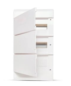 QUADRO DISTRIBUICAO DE SOBREPOR OURO BOX DIN 36 C/PORTA - STECK
