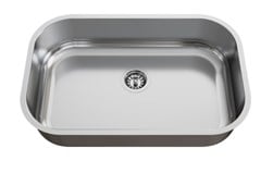 CUBA RETANGULAR INOX C/POLIMENTO 56X34X17 N1 S/VALVULA - GHELPLUS