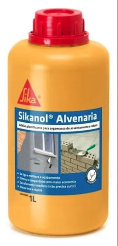 ADITIVO PLASTIFICANTE SIKANOL ALVENARIA 1L - SIKA