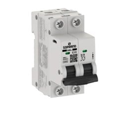 DISJUNTOR DIN BIPOLAR 20A SHB2 GIII - SOPRANO
