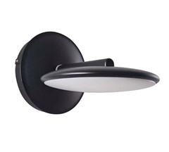 ARANDELA LED PYANA 10W 3000K  IP65 PRETA  - NORDECOR