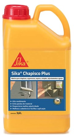 SIKA CHAPISCO PLUS BRANCO 3.6LTS  - SIKA