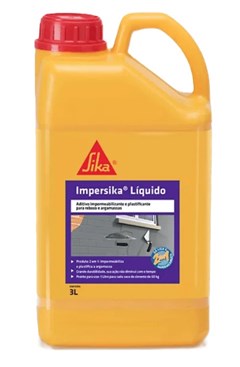ADITIVO LIQUIDO IMPERMEABILIZANTE IMPERSIKA 3L - SIKA