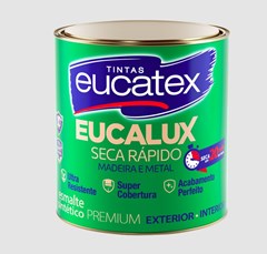 TINTA ESMALTE SINTETICO EUCALUX BRILHANTE 3 6L VERMELHO GOYA - EUCATEX