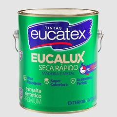 TINTA ESMALTE SINTETICO EUCALUX BRILHANTE  3 6L MARROM - EUCATEX