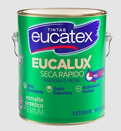 TINTA ESMALTE SINTETICO EUCALUX BRILHANTE  3 6L CINZA ESCURO - EUCATEX