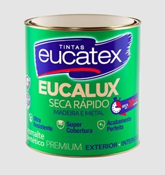 TINTA ESMALTE SINTETICO EUCALUX BRILHANTE  900ML CINZA ESCURO - EUCATEX