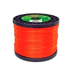 FIO NYLON P/ROCADEIRA QUADRADO 3.0MM 2KG/194M LARANJA - MAZZAFERRO