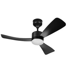 VENTILADOR TETO 3PAS 30W BIVOLT LED 18W SILENCIE AIR PRO PRETO- ELGIN