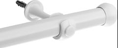 VARAO P/CORTINA (KIT) 19MM X 2 5MT BRANC - NOVO HORIZONTE
