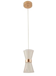 PENDENTE LED BLIE 6W 2700K OURO CHAMPAGNE - NORDECOR