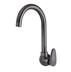 TORNEIRA PLASTICA COZINHA PAREDE BICA MOVEL 1/2 E 3/4 ALLURE DECORE ONIX - VIQUA