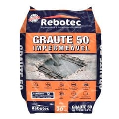 GRAUTE 50 IMPERMEAVEL 20KG - REBOTEC