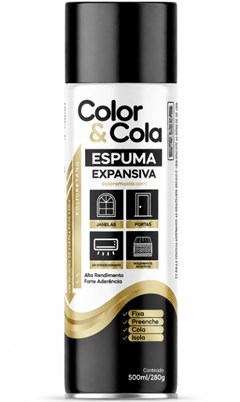 ESPUMA EXPANSIVA PU 280G/500ML - COLOR&COLA