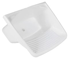 TANQUE PLASTICO 24LTS BRANCO 59X50X31CM  - METASUL