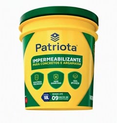 PATRICON ADITIVO IMPERMEABILIZANTE P/CONCRETO E ARGAMASSA 18LT - PATRIOTA ADITIVOS