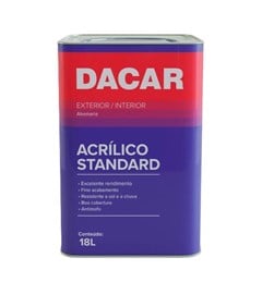 TINTA ACRILICA FOSCO 18LT STANDARD VERDE TROPICAL - DACAR