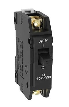 DISJUNTOR NEMA UNIPOLAR 10A ASM1 - SOPRANO