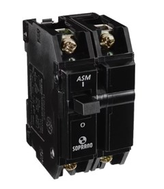 DISJUNTOR NEMA BIPOLAR  70A ASM2 - SOPRANO