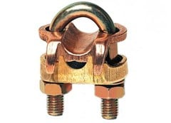 CONECTOR P/HASTE TERRA DUPLO C/PARAFUSO TIPO U 3/8 - INTELLI