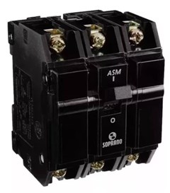 DISJUNTOR NEMA TRIPOLAR 100A ASM3 - SOPRANO
