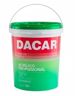 TINTA ACRILICA FOSCO 3.6LT PROFISSIONAL RUBI - DACAR