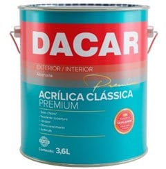 TINTA ACRILICA SEMI BRILHO PREMIUM 3.6LT GELO - DACAR